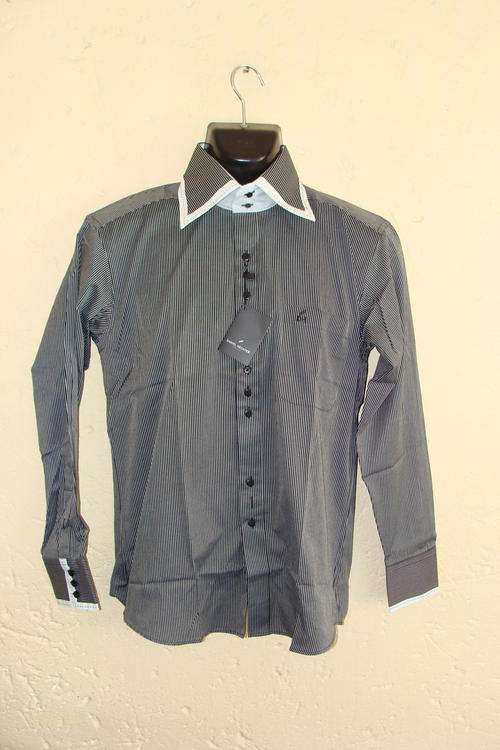 Daniel Hechter Long Sleeve Shirt Slim Large Neck 40