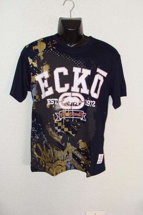 Mens ECKO UNLTD T Shirt Large Slim Fit