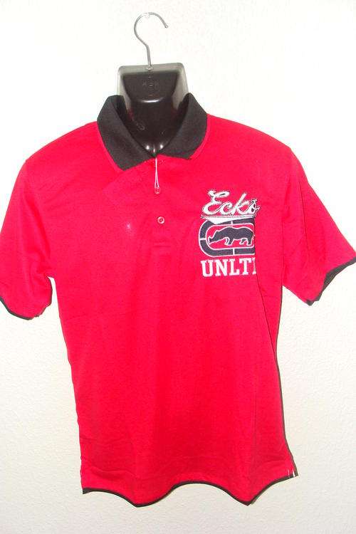 Mens ECKO UNLTD Double Collar Golf T Shirt Large