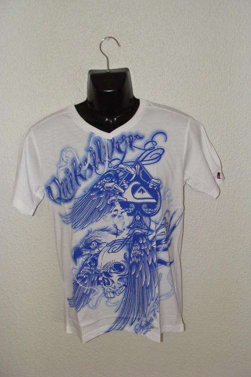 Mens Quiksilver T Shirt Medium Small Cut