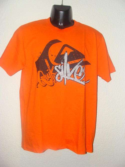 Mens QuikSilver T Shirt 100% Cotton Large