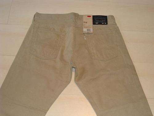 Original Mens Levi's 514 Straight Fit Chinos 32W 32L Beige - Retails for R599