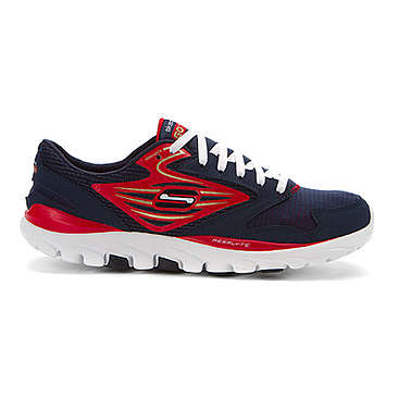 Original Mens SKECHERS Go Run (Navy & Red) - UK 9 (SA 9)