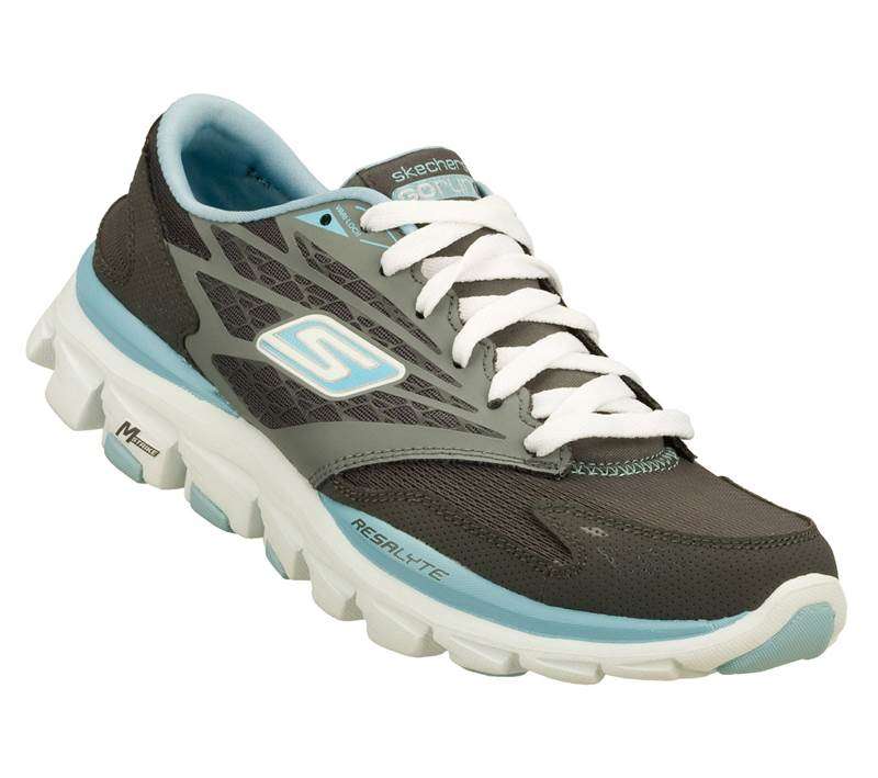 Original Ladies Skechers Go Run Ride (Charcoal / Blue) - UK 8 (SA 8)