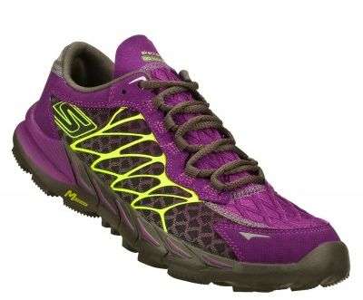 Original Ladies Skechers Go Bionic Trail (Purple & Lime)- UK 7 (SA 7)