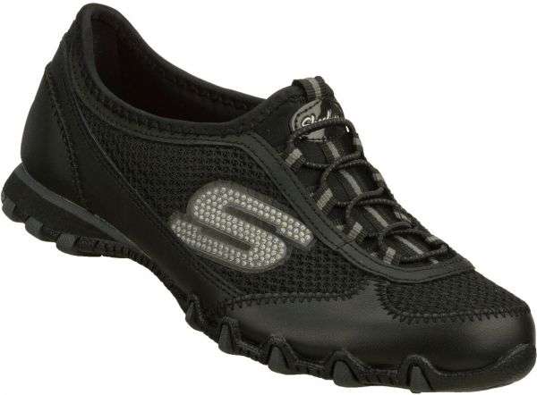 Original Ladies Skechers Bikers Swindle Leather & Textile Upper - UK 7 (SA 7)