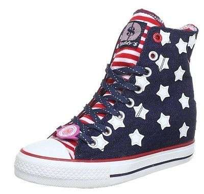 Original Ladies Skechers Daddy'$ Money Secret Wedge - UK 6 (SA 6) - Gimme Starry Skies