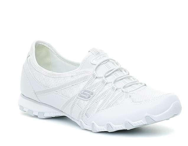 Original Ladies Skechers Bikers Flashy - UK 7 (SA 7) Leather & Textile Upper