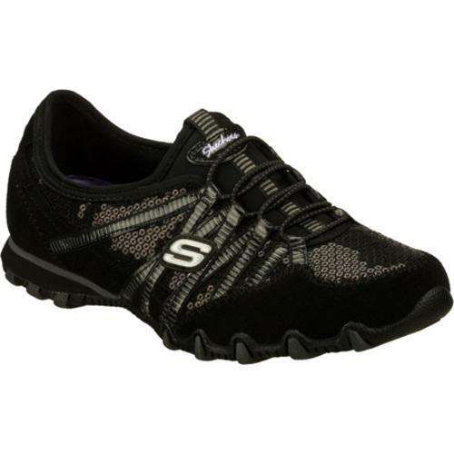 Original Ladies Skechers Bikers Flashy - UK 8 (SA 8) Leather & Textile Upper