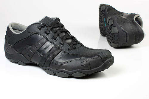 Original Mens SKECHERS Diameter Vassell Leather Upper - UK 8 (SA 8) - Memory Foam