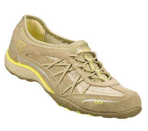 Original Ladies Skechers Breathe Easy Weekender - UK 7 (SA7) Memory Foam Footbed - Leath & Txt Upper