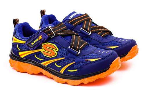 Original BOYS SKECHERS Mighty Flex Sproom- UK 2 (SA 2 - 22cm) Leather & Synthetic Upper