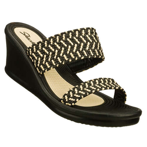 Original Ladies Skechers Rumblers Interlink- UK 4 (SA 4) Textile Upper Balance