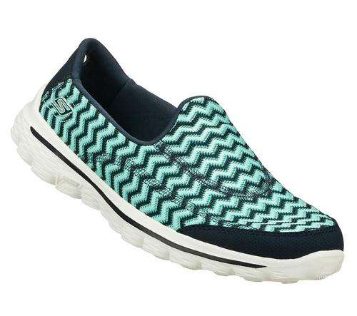 Original Ladies Skechers Go Walk 2 Chevron - UK 8 (SA 8) Resalyte Cushioning