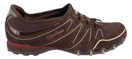 Original Ladies Skechers Bikers Sole Charmer - UK 5 (SA 5) Memory Foam Footbed-Leather & Text Upper