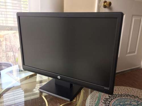 HP W2027a 20" Widescreen Backlit LED Monitor DVI VGA 1600x900