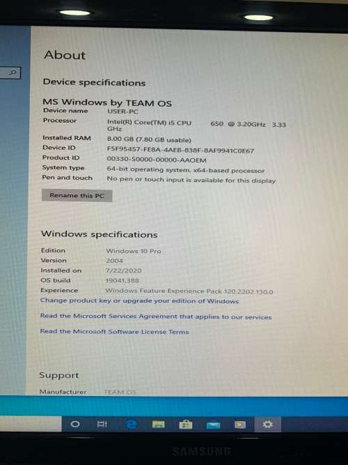 HP Z200 SMALL FORM FACTOR WORKSTATION -i5 - 7 gig ram - 256gig HDD - Windows 10 - 64BIT