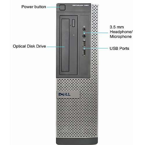 Dell OptiPlex 390 Desktop ( Intel Core i3 - 3.3GHz, 8GB DDR3, 250GIG HDD, WINDOWS 10 PRO - 64BIT