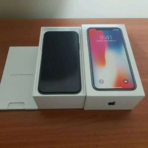 ## iPhone X64 GB - Space Grey## - condition 9/10 with 3 x apple leather cases + 2 x mont blanc cases