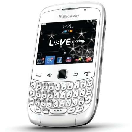 Blackebrry Curve 9300 White