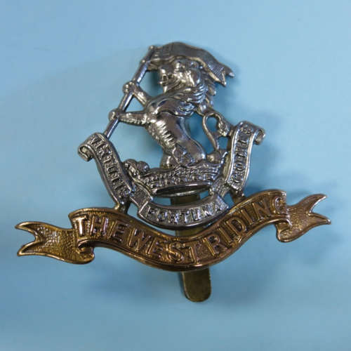 The Duke Of Wellington's (West Riding) Cap Badge With Slider