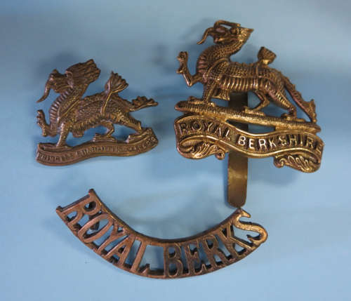 Royal Berkshire Regiment Cap Badge with Slider