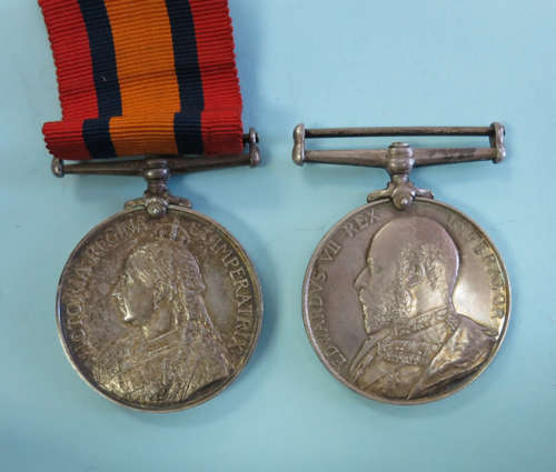 Boer War QSA and KSA Pair to Civilian Nursing Sister