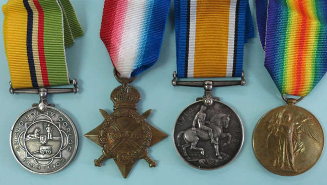 Boer War ABO (LVW) / WW1 Group to an American