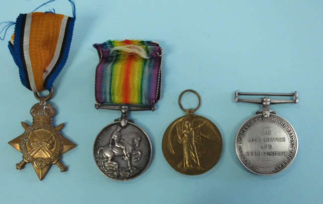 WW1 Trio and Permanent Forces Of The Empire LSGC Medal