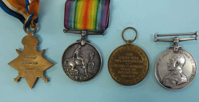 WW1 Trio and Permanent Forces Of The Empire LSGC Medal