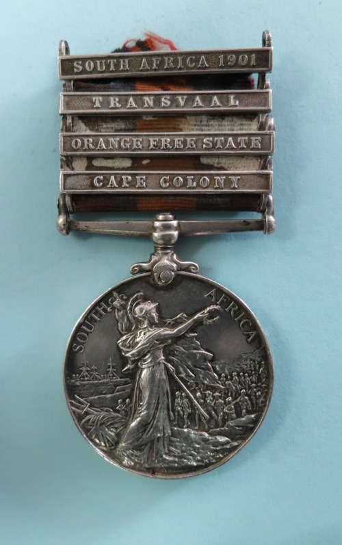 Boer War QSA Medal to 51 PTE J.W. BRYERS (Railway Pioneer Regiment)