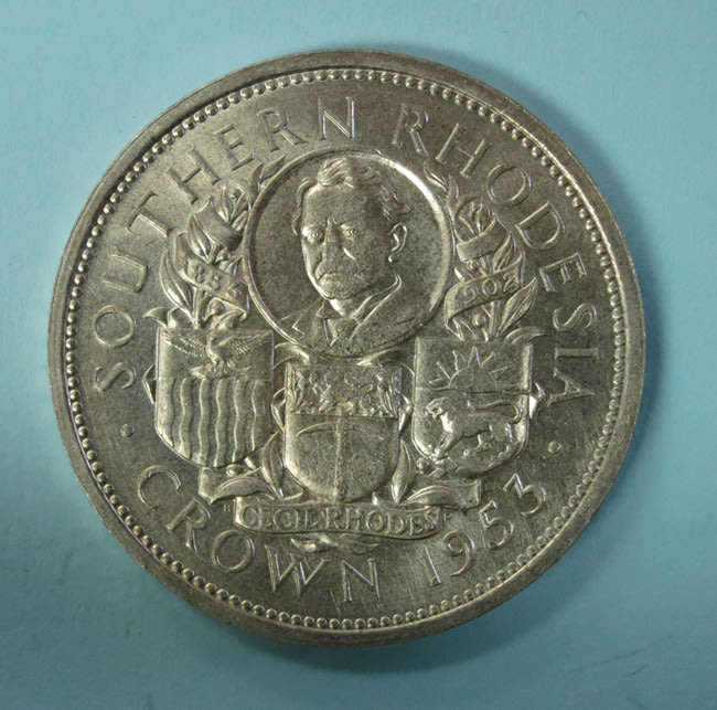 Southern Rhodesia Silver Crown 1953