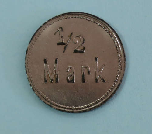 German South-West Africa Artillery Mess, 3rd Company 1/2 Mark Token