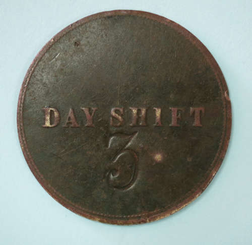 New Jagersfontein Mining & Exploration Co Ltd Labour Day Shift Token *RARE*