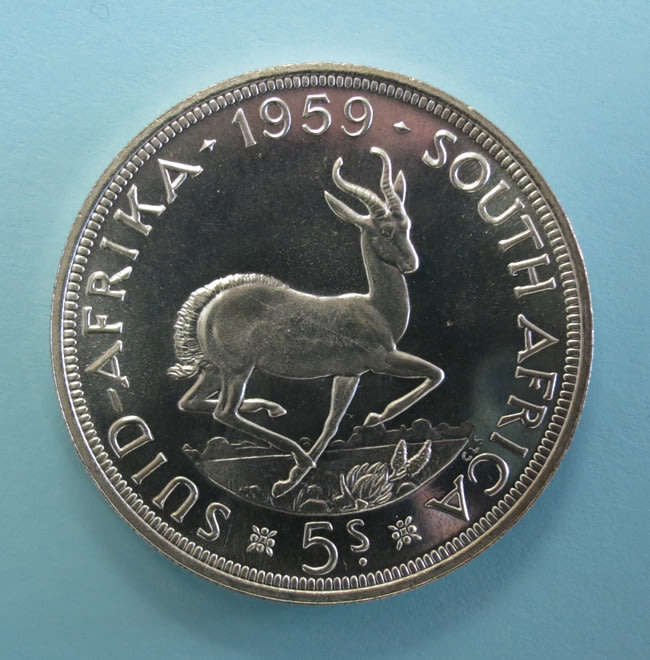1959 South Africa 5 Shillings**KEY DATE**