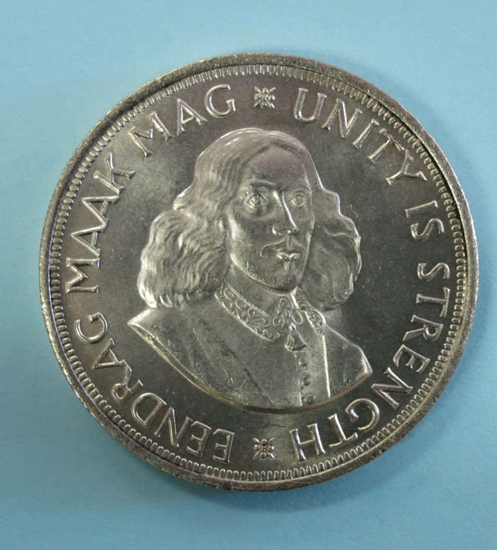 1963 South Africa SILVER 50 Cents Coin