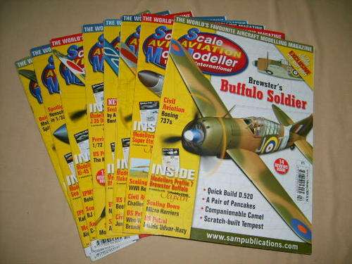 Scale Aviation Modeller International (8 Magazines)