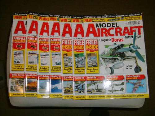 7 X MODEL AIRCRAFT MONTHLY Magazines