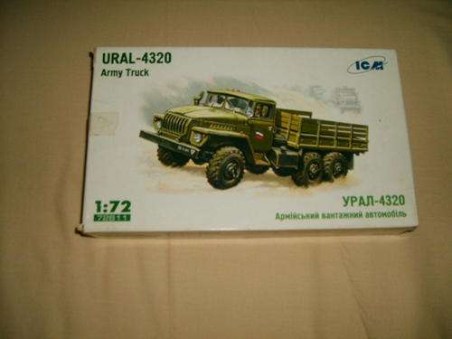URAL-4320 ARMY TRUCK RUSSIAN - ICM 1/72 SCALE KIT