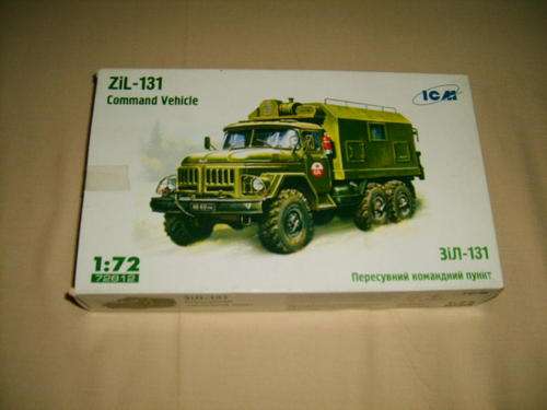 ZIL-131 COMMAND VEHICLE RUSSIAN - ICM 1/72 SCALE KIT
