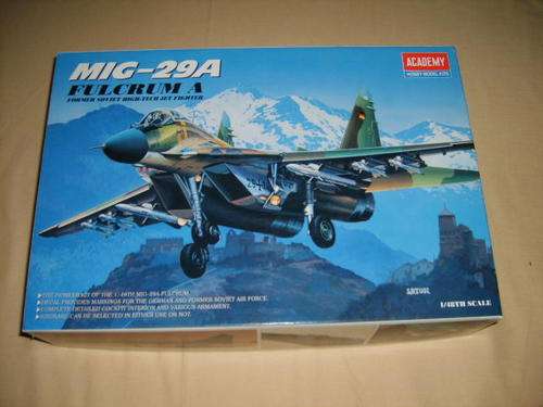 MIG-29A FULCRUM A - 1/48 SCALE ACADEMY KIT