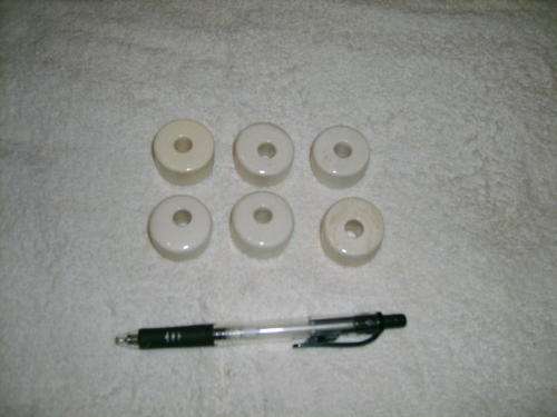 Ceramic SNUFFERS (White X 6) (Put out your smoke without the mess and smell)