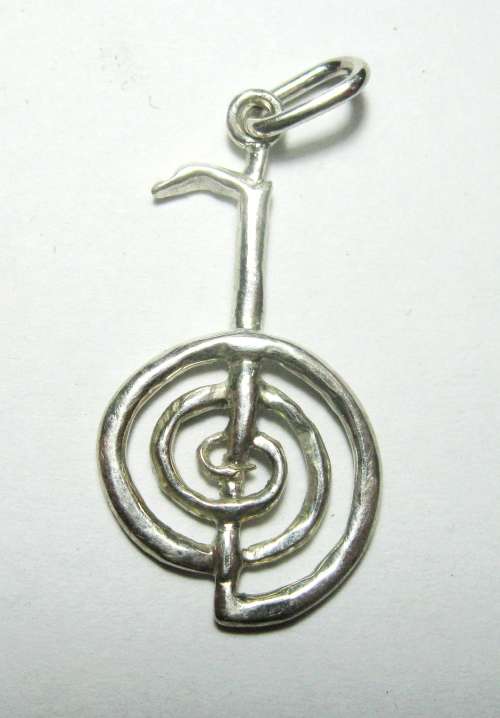 Silver Ogham pendant