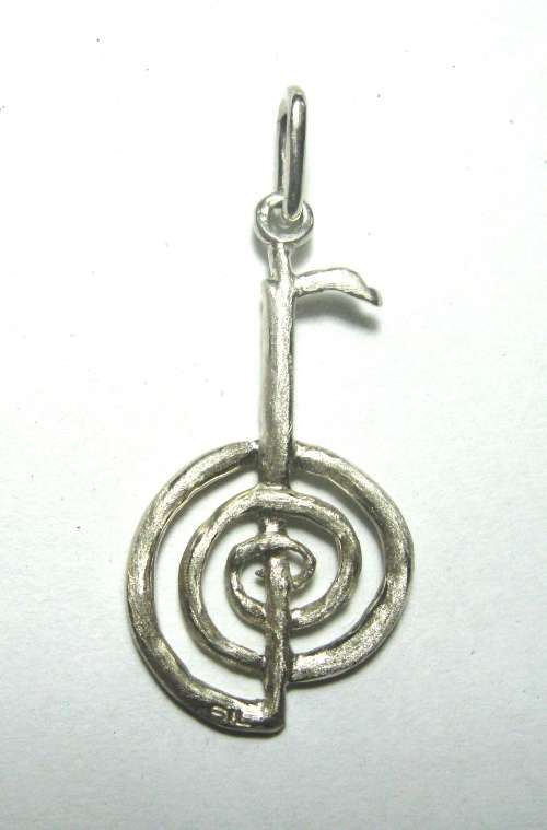 Silver Ogham pendant