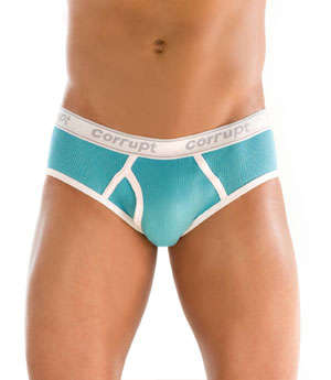 Corrupt Borgata Briefs - Turquoise (SMALL) ***CLEARANCE***