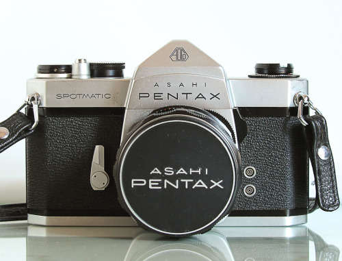 VINTAGE PENTAX SPOTMATIC, SUPER-TAKUMAR 1.8/55, OPERATING MANUAL, CAMERA POUCH