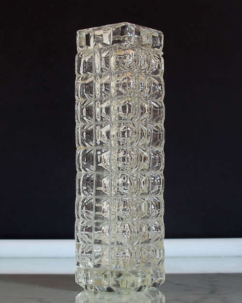 VINTAGE RETRO GLASS VASE