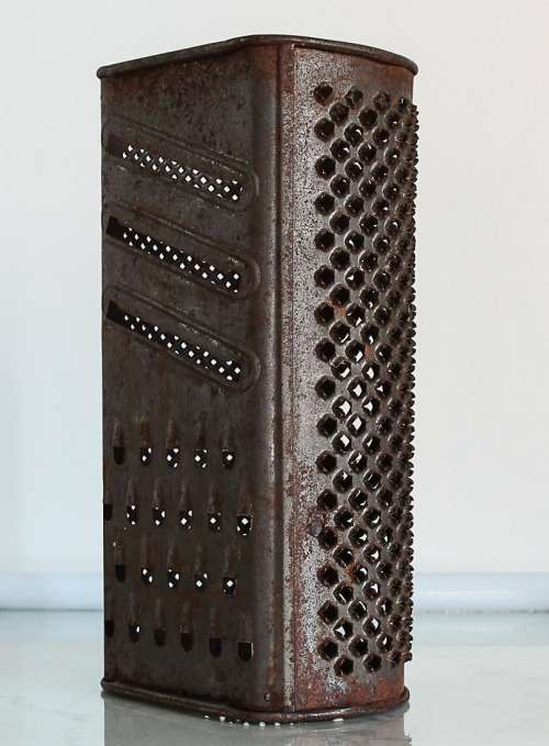 SHARP VINTAGE METAL GRATER