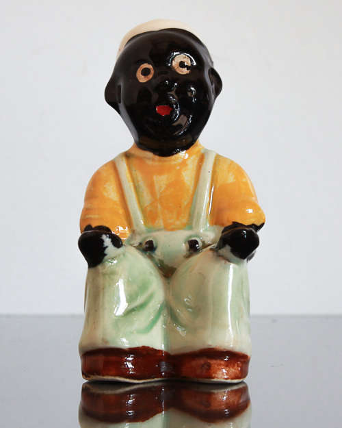 VINTAGE PEPPER SHAKER OF AN AFRICAN MAN
