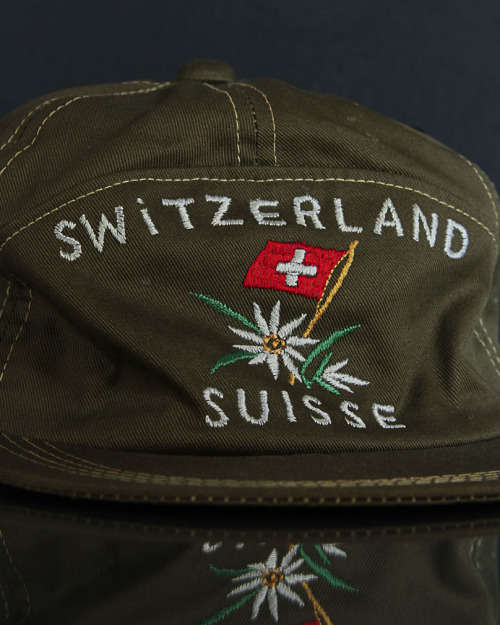 VINTAGE SWITZERLAND / SUISSE PEAK CAP